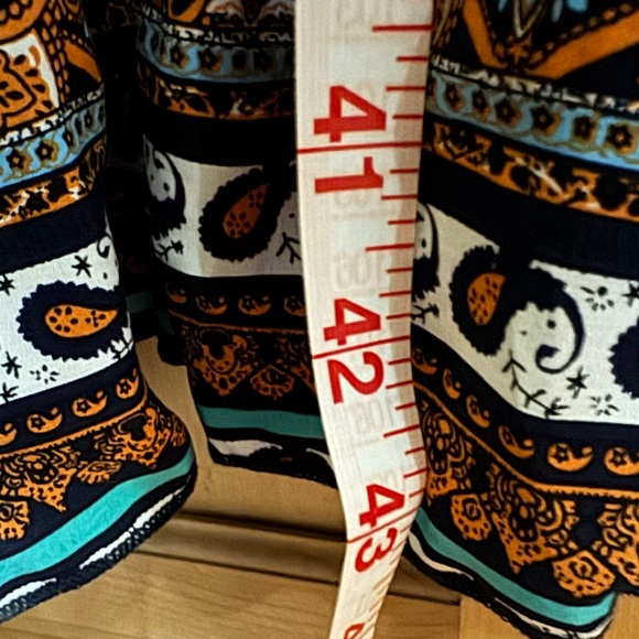 SHEIN Multicolor Floral Smocked Sun Dress With Side Slit - Picture 7 of 11